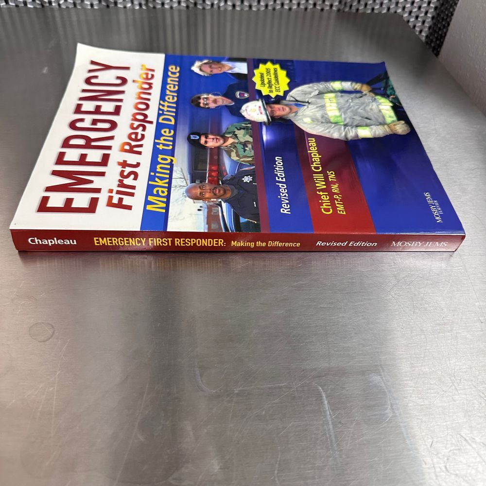 Emergency First Responder Making the Difference Revised Edition - Picture 2 of 6